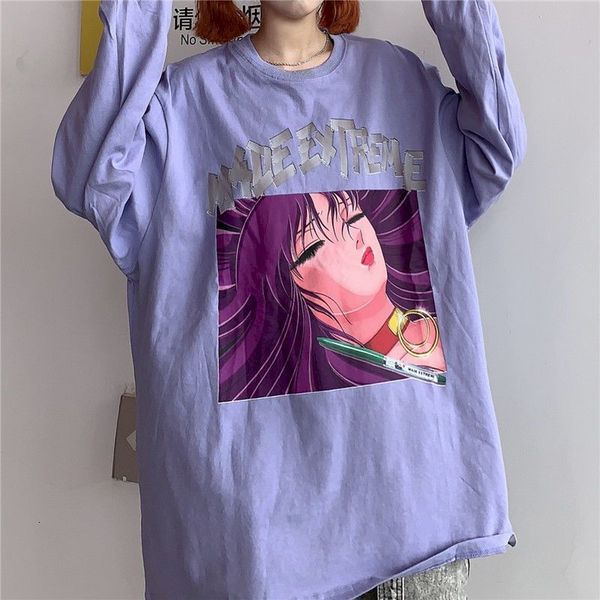2021 spring and autumn new female harajuku style printed with long sleeves student korean women's girls loose thin shirts in rnhf, White
2021 spring and autumn new female harajuku style printed with long sleeves student korean women's girls loose thin shirts in rnhf, White