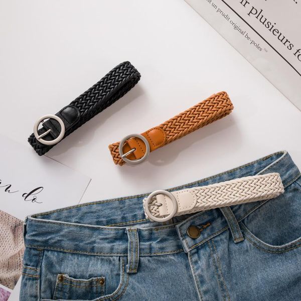 belts knitting women belt leather braided for black round buckle woven female casual ladies jeans, Black;brown
belts knitting women belt leather braided for black round buckle woven female casual ladies jeans, Black;brown
