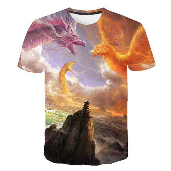 summer 2020 round neck 3d printed t-shirt funny t-shirt for boys and girls magic dragon fashion animal t-shirt for children, Blue
summer 2020 round neck 3d printed t-shirt funny t-shirt for boys and girls magic dragon fashion animal t-shirt for children, Blue