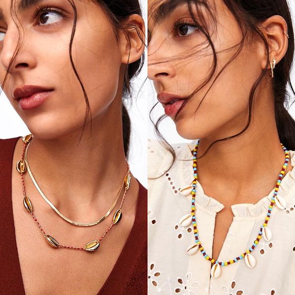 chains bohemia shell necklace vintage bead hand-knitted choker decorations red crystal women's neck chain for women jewelry, Silver
chains bohemia shell necklace vintage bead hand-knitted choker decorations red crystal women's neck chain for women jewelry, Silver