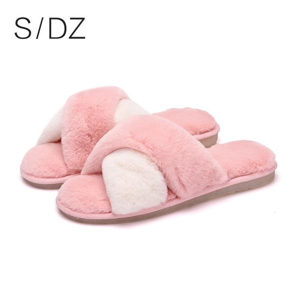 slippers women indoor winter faux fur zapatos de mujer furry house home slip-on flat cotton slides, Black
slippers women indoor winter faux fur zapatos de mujer furry house home slip-on flat cotton slides, Black