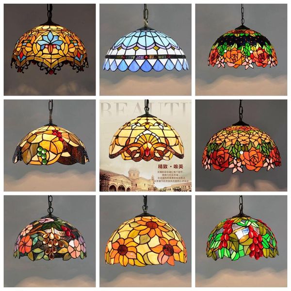 pendant lamps european retro tiffany colorful glass chandelier bar restaurant creative rural bedroom porch balcony mediterranean
pendant lamps european retro tiffany colorful glass chandelier bar restaurant creative rural bedroom porch balcony mediterranean