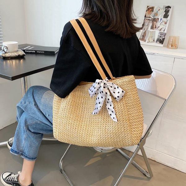 evening bags large capacity women travel casual tote simple fashion girls straw shoulder underarm elegant female bowknot handle bag
evening bags large capacity women travel casual tote simple fashion girls straw shoulder underarm elegant female bowknot handle bag