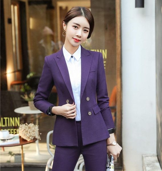 women's suits & blazers 2021 formal office ladies purple women jackets long sleeve female work wear uniforms ol styles, White;black
women's suits & blazers 2021 formal office ladies purple women jackets long sleeve female work wear uniforms ol styles, White;black