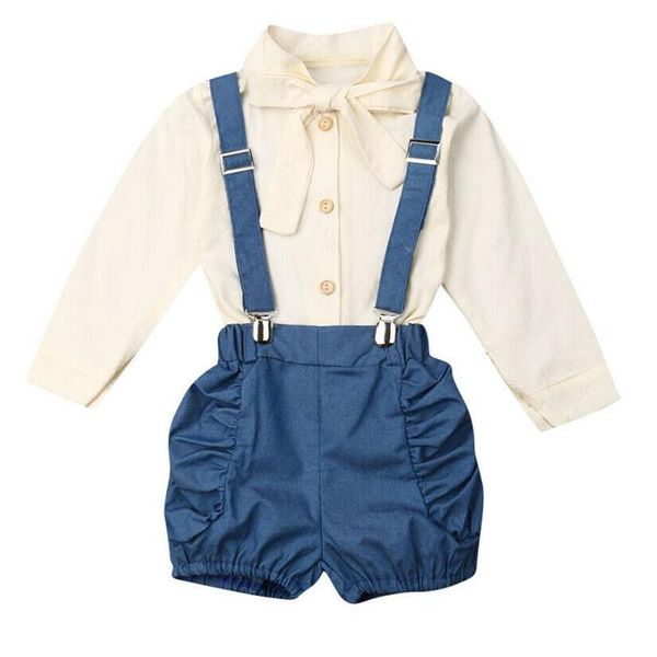 clothing sets spring children kids girls set cotton long sleeve t-shirt + suspander shorts suits for, White
clothing sets spring children kids girls set cotton long sleeve t-shirt + suspander shorts suits for, White