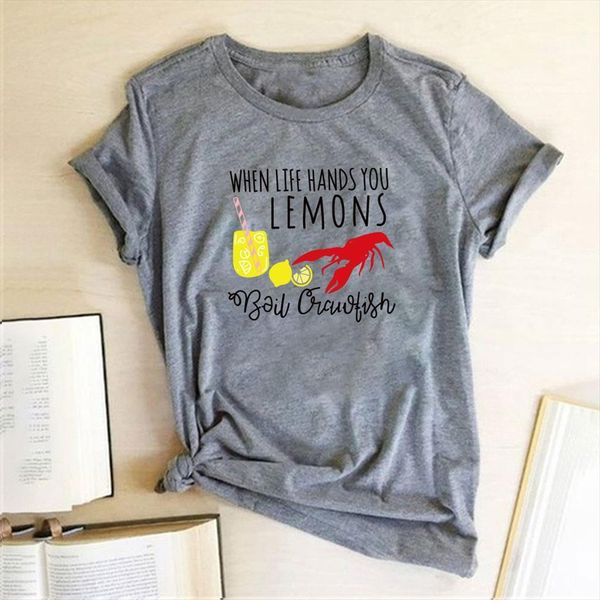 when life hands you lemons men t shirts and women print summer graphic tee streetwear casual funny mujer verano, White;black
when life hands you lemons men t shirts and women print summer graphic tee streetwear casual funny mujer verano, White;black
