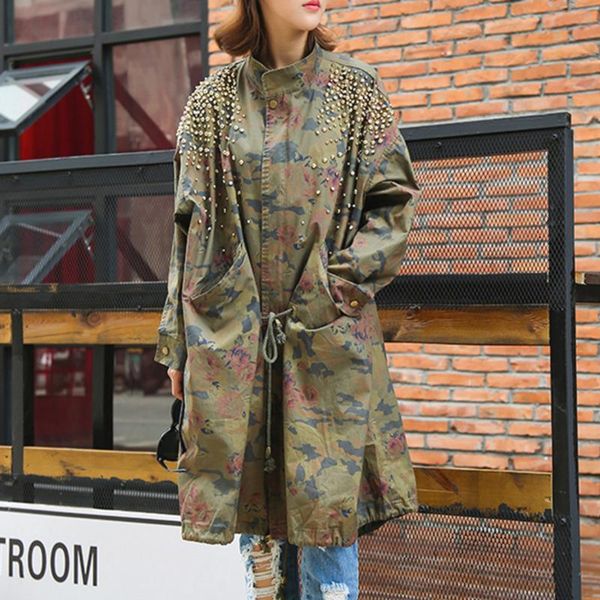 women's trench coats xuxi 2021 women autumn winter loose coat easy increase down thickening zircon windbreaker girls manteau femme clot, Tan;black
women's trench coats xuxi 2021 women autumn winter loose coat easy increase down thickening zircon windbreaker girls manteau femme clot, Tan;black