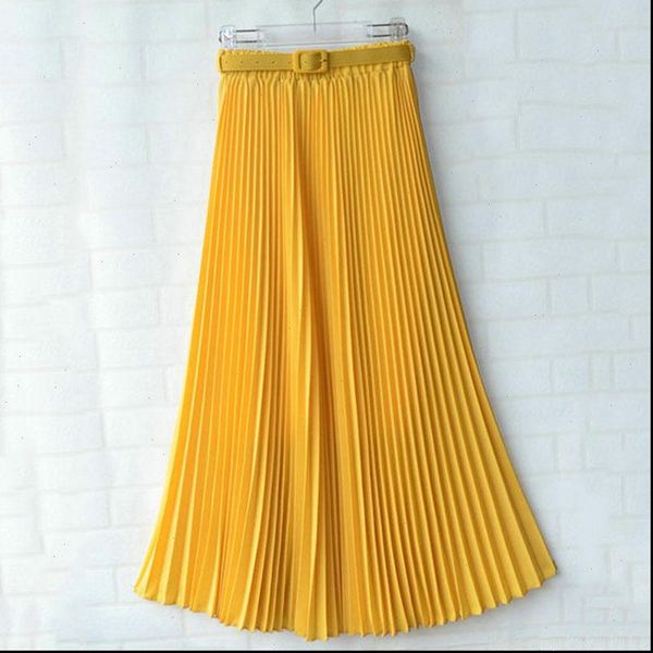 fashion women skirts with belt high waist chiffon pleated long skirts for women daily office skirts, Black
fashion women skirts with belt high waist chiffon pleated long skirts for women daily office skirts, Black
