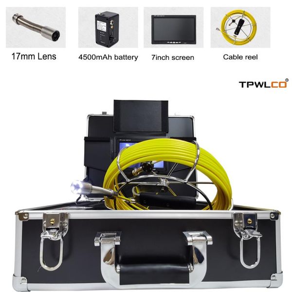 7"display 17mm pipe camera checker 6 led 720p drain snake cleaner for plumber sewer inspection endoscope
7"display 17mm pipe camera checker 6 led 720p drain snake cleaner for plumber sewer inspection endoscope