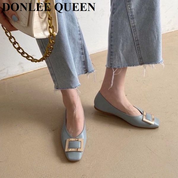 2020 fashion flats shoes women flat ballet square toe shallow brand shoe slip on loafers metal buckle ballerina zapatos de mujer, Black
2020 fashion flats shoes women flat ballet square toe shallow brand shoe slip on loafers metal buckle ballerina zapatos de mujer, Black