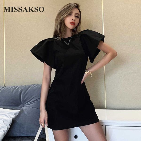 missakso women black mini dress vintage arrival club short sleeve o neck slim summer a-line party dresses 210625, Black;gray
missakso women black mini dress vintage arrival club short sleeve o neck slim summer a-line party dresses 210625, Black;gray
