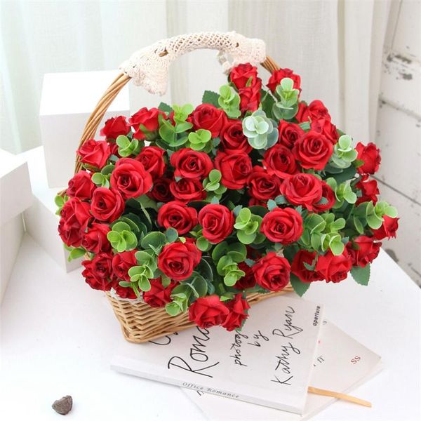 decorative flowers & wreaths red artificial silk rose plastic eucalyptus grass flower arrangement for wedding party home decoration diy craf
decorative flowers & wreaths red artificial silk rose plastic eucalyptus grass flower arrangement for wedding party home decoration diy craf