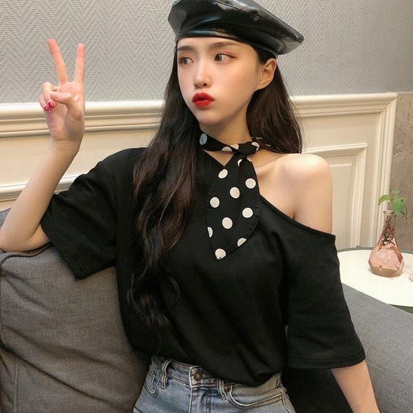 women's t-shirt women t-shirts loose stitching design ins tee summer female t shirt short sleeve for clothing, White
women's t-shirt women t-shirts loose stitching design ins tee summer female t shirt short sleeve for clothing, White