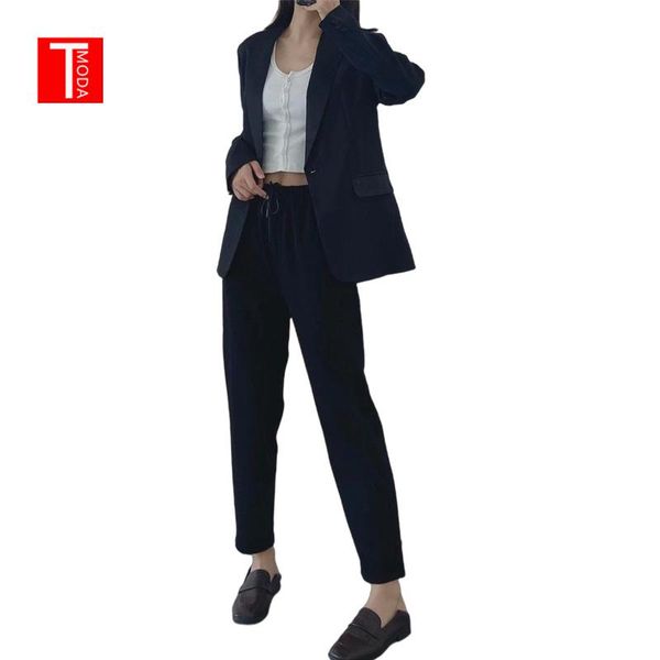 women's two piece pants tmoda562 women spring autumn vintage black work 2 set v-neck blazer jacket coat & zipper pant suits office fem, White
women's two piece pants tmoda562 women spring autumn vintage black work 2 set v-neck blazer jacket coat & zipper pant suits office fem, White