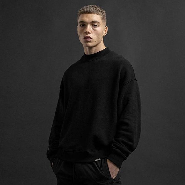 men's hoodies & sweatshirts represent pure color sweater high street casual loose tide brand couple round neck pullover men set, Black
men's hoodies & sweatshirts represent pure color sweater high street casual loose tide brand couple round neck pullover men set, Black