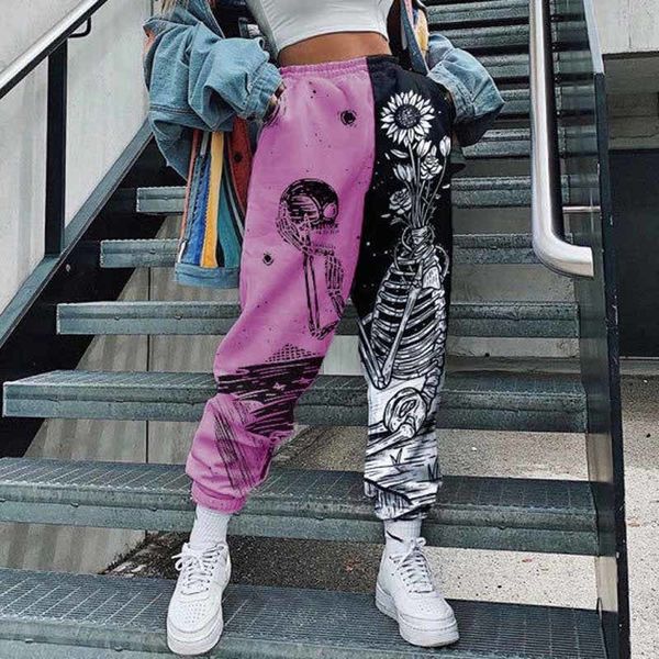 new skull printed joggers plus size 4xl casual loose streetwear fashion female 2021 autumn pants for women o2p3, Black;white
new skull printed joggers plus size 4xl casual loose streetwear fashion female 2021 autumn pants for women o2p3, Black;white