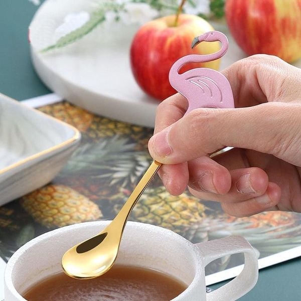 spoons creative flamingo coffee scoop stainless steel tableware ice cream cake jelly dessert tea soup stirring spoon party supplies
spoons creative flamingo coffee scoop stainless steel tableware ice cream cake jelly dessert tea soup stirring spoon party supplies