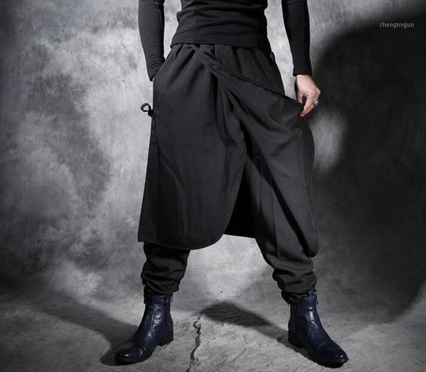s-2xl 2021 summer men's fashion leisure personality culottes false two nightclub loose haroun pants, Black
s-2xl 2021 summer men's fashion leisure personality culottes false two nightclub loose haroun pants, Black