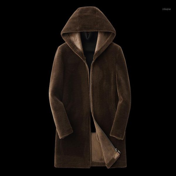 men's leather men's & faux autumn winter real fur coat men sheep shearing wool jacket long coats kurtki zimowe meskie kfs19m205-j, Black
men's leather men's & faux autumn winter real fur coat men sheep shearing wool jacket long coats kurtki zimowe meskie kfs19m205-j, Black