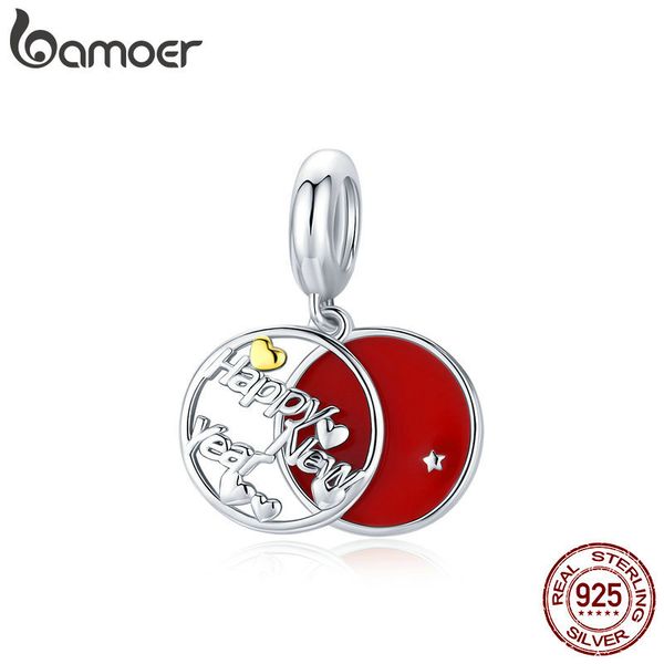 bamoer genuine original women silver bracelet 925 sterling happy new year metal charm for diy jewelry making beads scc1718 q0531, Black
bamoer genuine original women silver bracelet 925 sterling happy new year metal charm for diy jewelry making beads scc1718 q0531, Black