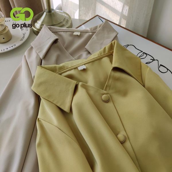 women's blouses & shirts goplus woman's shirt blouse vintage korean style long sleeve turn down collar clothing blusas mujer de, White
women's blouses & shirts goplus woman's shirt blouse vintage korean style long sleeve turn down collar clothing blusas mujer de, White