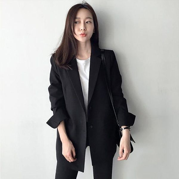 women's suits & blazers blazer women spring and autumn casual suit jacket veste femme, White;black
women's suits & blazers blazer women spring and autumn casual suit jacket veste femme, White;black