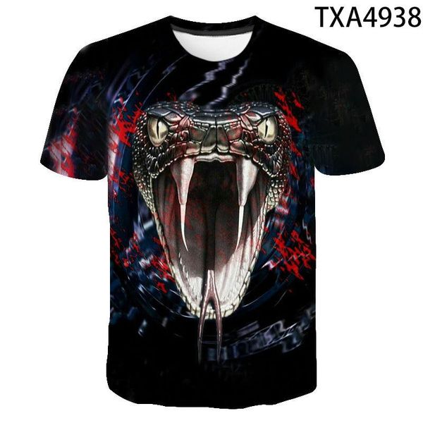 men's t-shirts summer snake 3d t shirts casual streetwear boy girl kids fashion short sleeve men women children printed t-shirt tee, White;black
men's t-shirts summer snake 3d t shirts casual streetwear boy girl kids fashion short sleeve men women children printed t-shirt tee, White;black