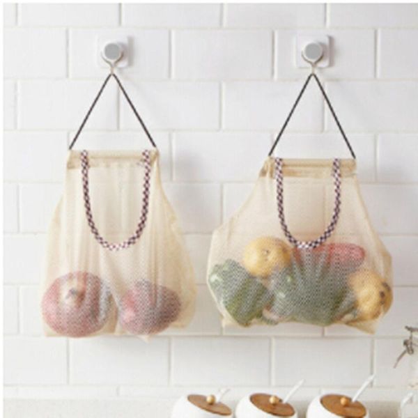 storage bags 1pc mesh durable fruit and vegetable bag kitchen tools wall hanging wear-resisting place-saving 
storage bags 1pc mesh durable fruit and vegetable bag kitchen tools wall hanging wear-resisting place-saving
