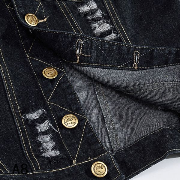 new spring autumn vintage design mens denim vest male black sleeveless jackets men hole jeans brand waistcoat 6xlya566, Black;brown
new spring autumn vintage design mens denim vest male black sleeveless jackets men hole jeans brand waistcoat 6xlya566, Black;brown