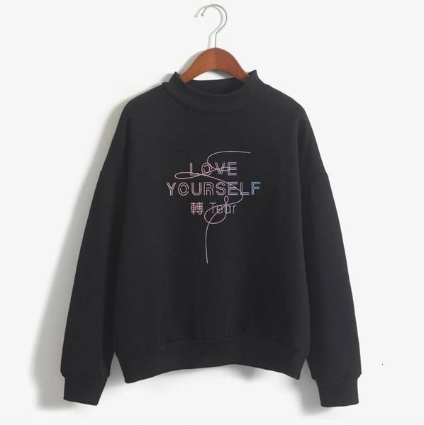 bangtan boys hoodies women korean kpop fleece warm turtleneck casual streetwear harajuku love yourself letter printed sweatshirt, Black
bangtan boys hoodies women korean kpop fleece warm turtleneck casual streetwear harajuku love yourself letter printed sweatshirt, Black