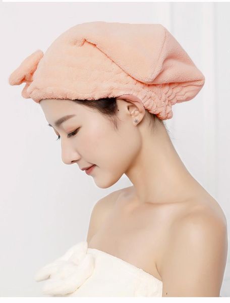 towel dry hair cap, household thickened coral fleece, quick drying, strong water absorption, children can use towel.
towel dry hair cap, household thickened coral fleece, quick drying, strong water absorption, children can use towel.