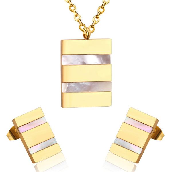 earrings & necklace 316l stainless steel square lot bijoux acier inoxydable en gros jewellery earring wedding set bridal jewelry no fade, Silver
earrings & necklace 316l stainless steel square lot bijoux acier inoxydable en gros jewellery earring wedding set bridal jewelry no fade, Silver