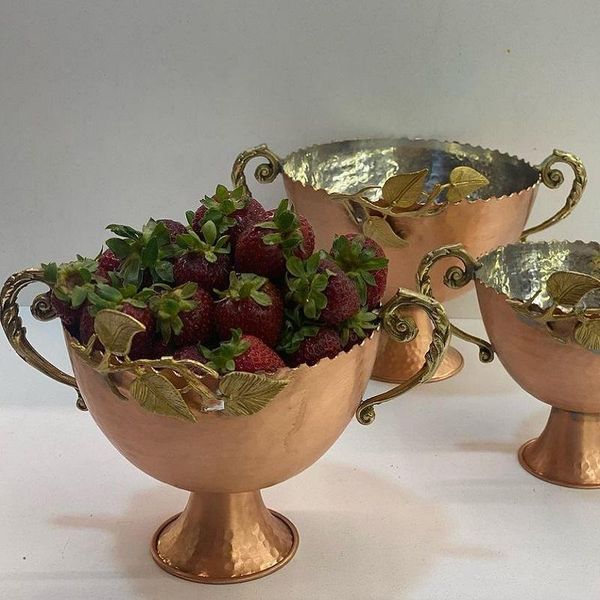 bowls 100% pure copper 3 pcs bowl handmade tableware snack breakfast salad serving
bowls 100% pure copper 3 pcs bowl handmade tableware snack breakfast salad serving