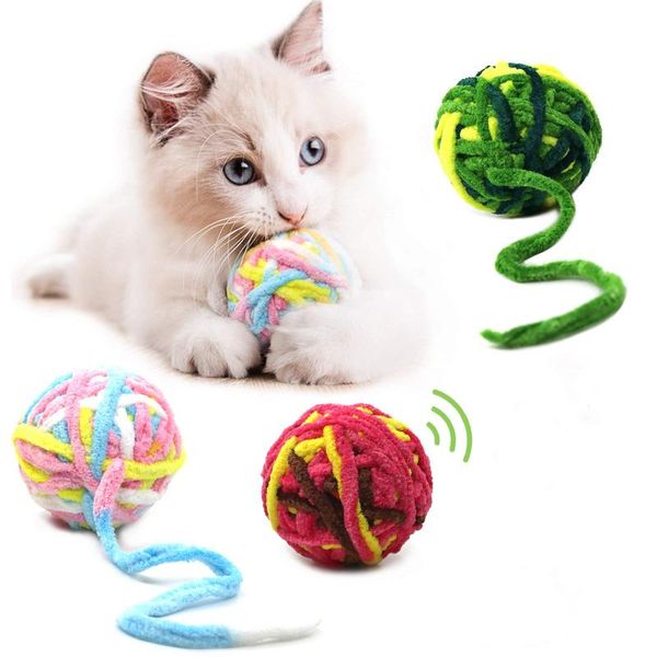 cat toys balls colorful yarn with bell interactive chase rainbow woolen furry ball for cats kitty kittens
cat toys balls colorful yarn with bell interactive chase rainbow woolen furry ball for cats kitty kittens