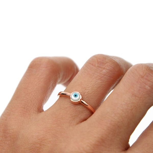 wedding rings trendy delicate simple blue evil eye ring full size 6 7 8 women girls party drop elegant midi kunckle finger, Slivery;golden
wedding rings trendy delicate simple blue evil eye ring full size 6 7 8 women girls party drop elegant midi kunckle finger, Slivery;golden