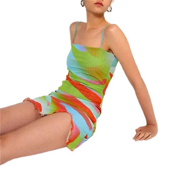 casual dresses summer tie dye mesh printed dress spaghetti strap mini sleeveless bodycon multi color y2k streetwear, Black;gray
casual dresses summer tie dye mesh printed dress spaghetti strap mini sleeveless bodycon multi color y2k streetwear, Black;gray