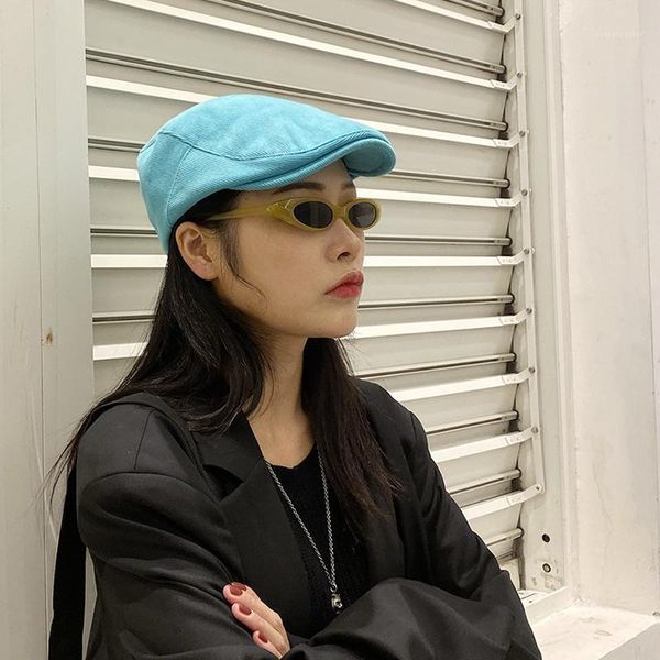 japanese vintage corduroy forward hat female spring and summer literary cap web celebrity versatile beret korean edition berets, Blue;gray
japanese vintage corduroy forward hat female spring and summer literary cap web celebrity versatile beret korean edition berets, Blue;gray