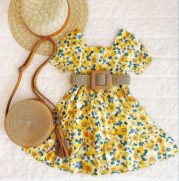 girl's dresses 1-6y children girls princess boho style fashion summer toddler kids flower belt pleated dress holiday casual wear, Red;yellow
girl's dresses 1-6y children girls princess boho style fashion summer toddler kids flower belt pleated dress holiday casual wear, Red;yellow