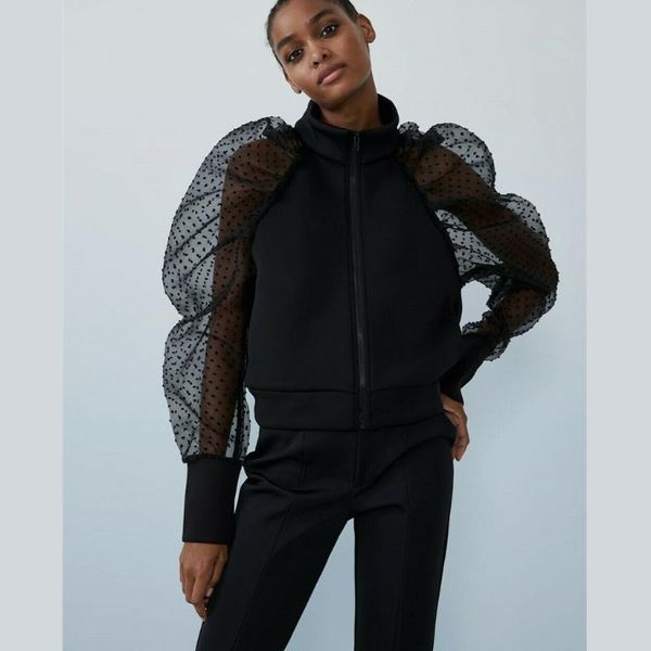 women's jackets women winter zipper jacket long sleeve turtleneck autumn sweat jumper coats outwear mesh creative clothes outers female, Black;brown
women's jackets women winter zipper jacket long sleeve turtleneck autumn sweat jumper coats outwear mesh creative clothes outers female, Black;brown