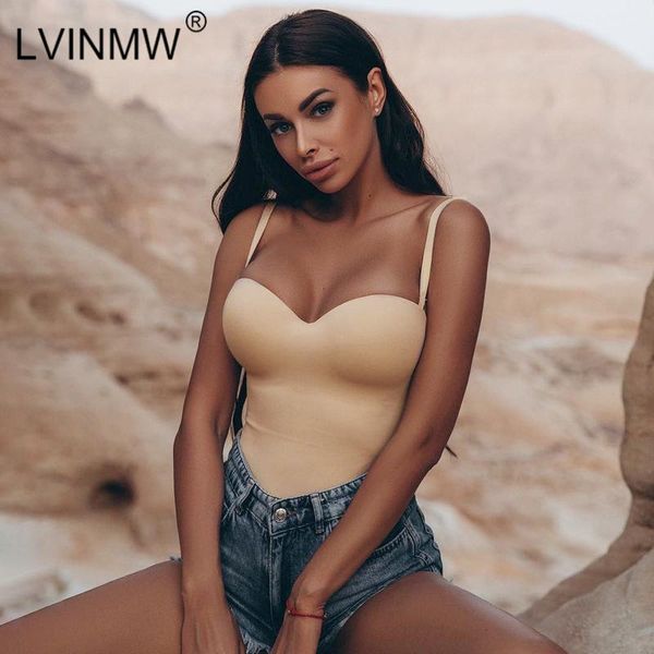 women's jumpsuits & rompers lvinmw solid color spaghetti straps bodycon bodysuits 2021 summer women backless low cut skinny body party, Black;white
women's jumpsuits & rompers lvinmw solid color spaghetti straps bodycon bodysuits 2021 summer women backless low cut skinny body party, Black;white