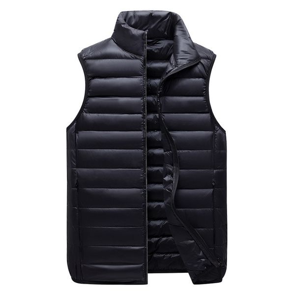 autumn and winter men's down stand collar vest, loose waistband, korean fashion light coat, Black;white
autumn and winter men's down stand collar vest, loose waistband, korean fashion light coat, Black;white