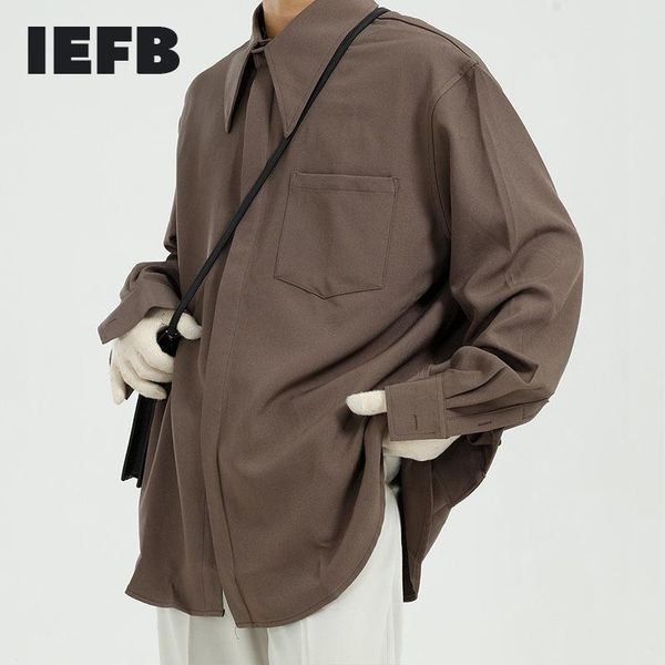 men's casual shirts iefb clothing 2021 spring oversize blouse korean fashion loose solid color shirt for male single pockets 9y6140, White;black
men's casual shirts iefb clothing 2021 spring oversize blouse korean fashion loose solid color shirt for male single pockets 9y6140, White;black