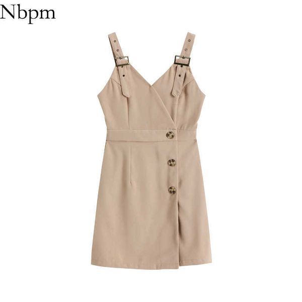 nbpm women chic fashion with khaki sweet sleeveless women's dress vintage elegant vestidos mujer button-up female dresses 210529, Black;gray
nbpm women chic fashion with khaki sweet sleeveless women's dress vintage elegant vestidos mujer button-up female dresses 210529, Black;gray