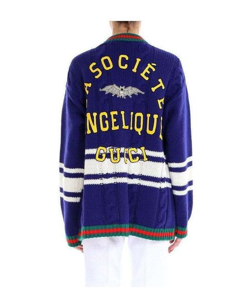 2021 winter new alphabet embroidered diamond stripe medium length women's v-neck long sleeve cardigankyfa0, White
2021 winter new alphabet embroidered diamond stripe medium length women's v-neck long sleeve cardigankyfa0, White