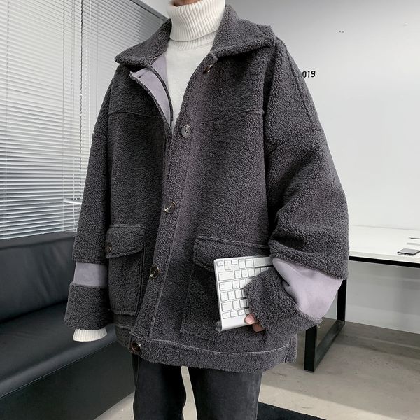2021 new winter men's jackets on release trench coats snow fashion lamb parkas lapel collar cotton-quilled clothing size m-2xl hufe, Black;brown
2021 new winter men's jackets on release trench coats snow fashion lamb parkas lapel collar cotton-quilled clothing size m-2xl hufe, Black;brown