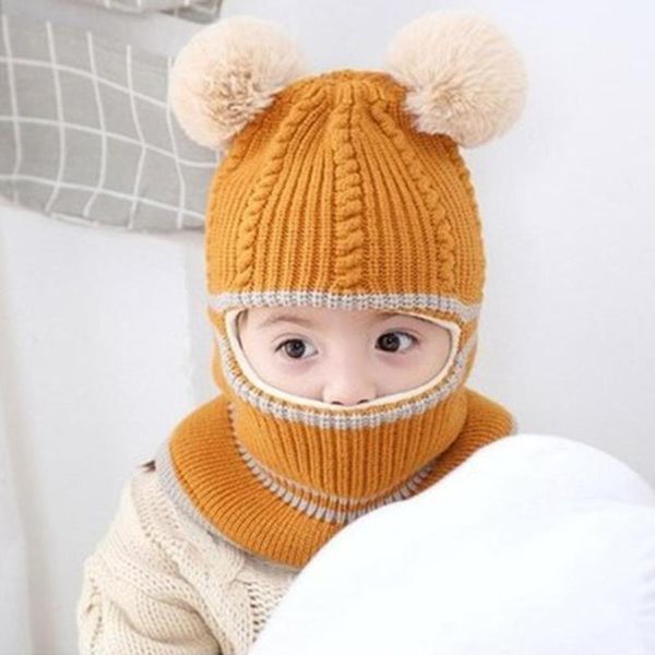 warm hats baby girl boys knitted kids children breathable personality soft surface high-quality winter cute pompom caps scarf, Yellow
warm hats baby girl boys knitted kids children breathable personality soft surface high-quality winter cute pompom caps scarf, Yellow