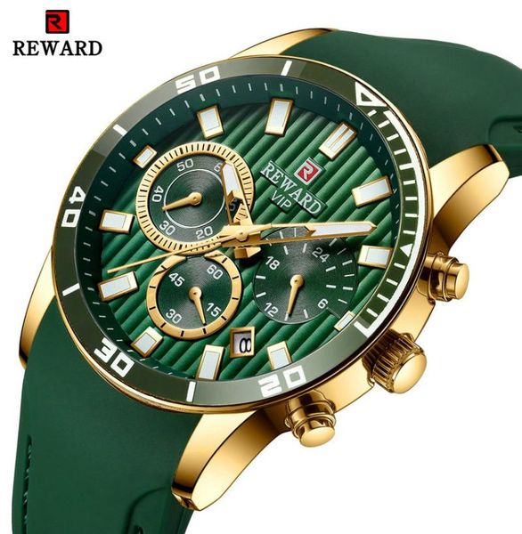 wristwatches reward quartz watch men three sub-dial auto date green silicone strap fashion vintage analog clock waterproof, Slivery;brown
wristwatches reward quartz watch men three sub-dial auto date green silicone strap fashion vintage analog clock waterproof, Slivery;brown