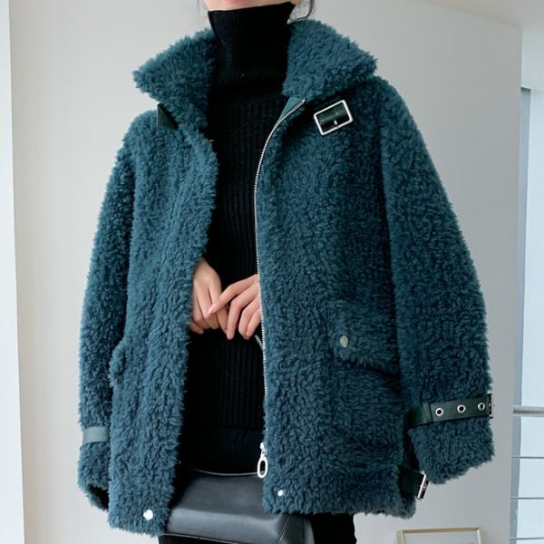 2021 new women winter natural wool coat female real sheep shearling jacket fashion one fur overcoat casual outerwear l855amo7, Black
2021 new women winter natural wool coat female real sheep shearling jacket fashion one fur overcoat casual outerwear l855amo7, Black