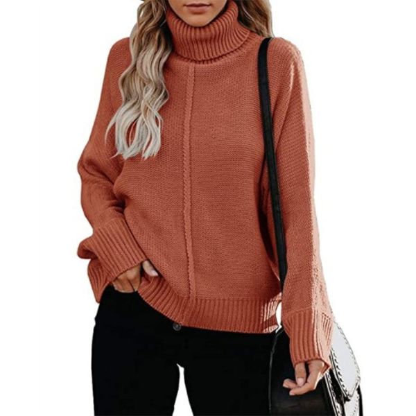 2021 autumn and winter new sweater turtleneck solid color loose ol commuter plus size fashion women, White;black
2021 autumn and winter new sweater turtleneck solid color loose ol commuter plus size fashion women, White;black