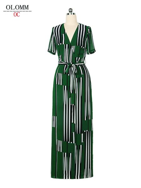 casual dresses olomm mts4078 women's dress short sleeve summer printing stripe ankle fashion style lace skirt, Black;gray
casual dresses olomm mts4078 women's dress short sleeve summer printing stripe ankle fashion style lace skirt, Black;gray